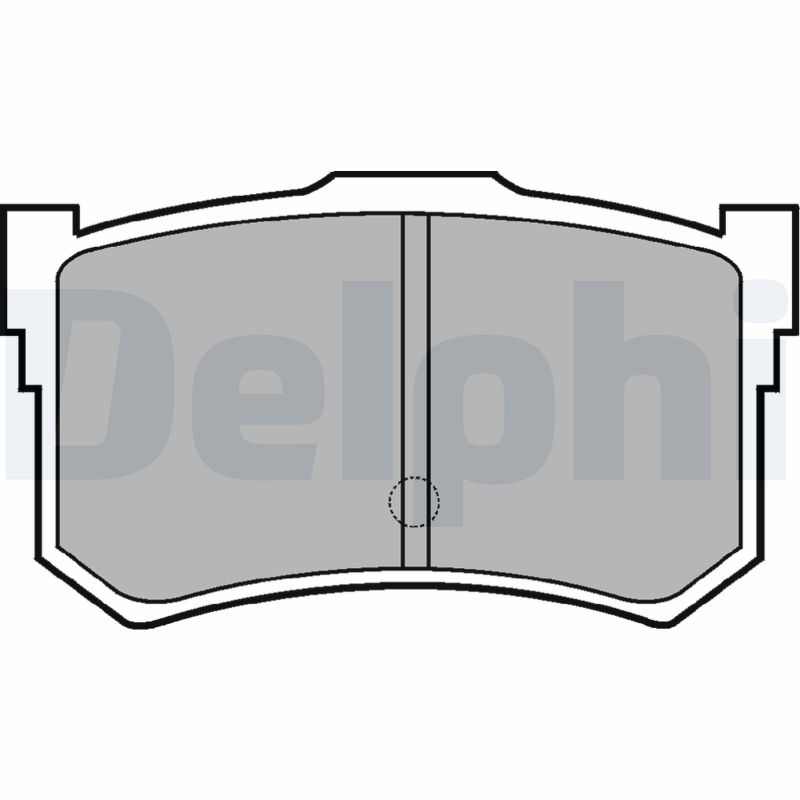 DELPHI Piduriklotside komplekt, ketaspidur LP678