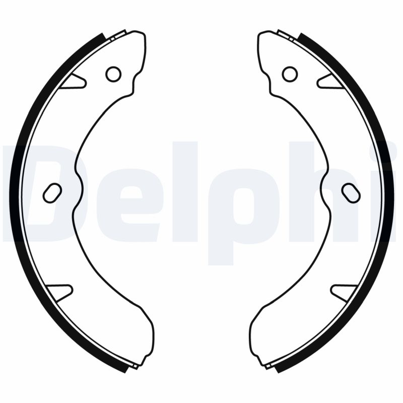 DELPHI Bromsbackar, sats LS2177