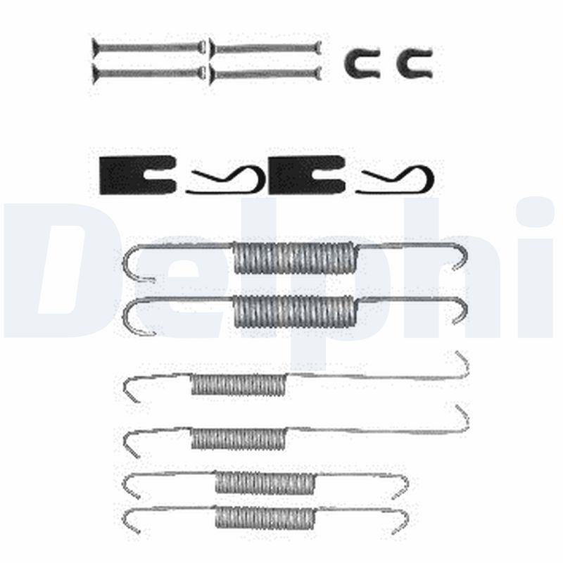 DELPHI Lisatarvikute komplekt, trummelpiduriklotsid LY1394