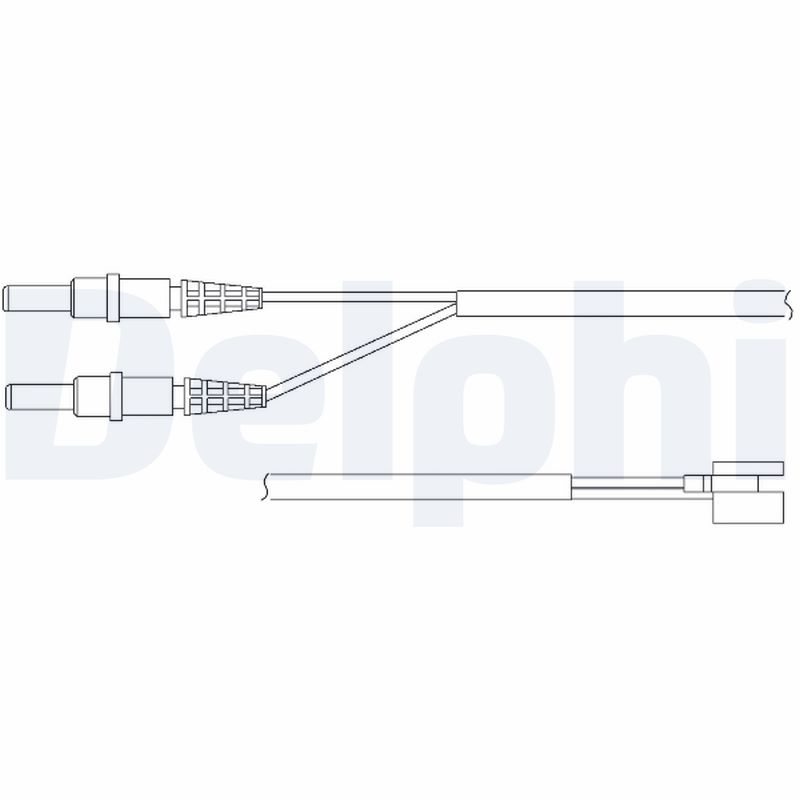 DELPHI Hoiatuskontakt, piduriklotsi kulumine LZ0147