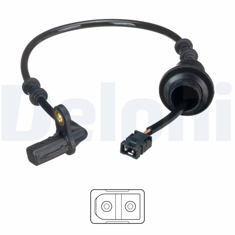 DELPHI Czujnik, prędkość obrotowa koła SS20486