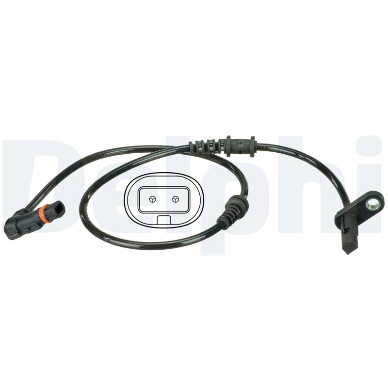 DELPHI Czujnik, prędkość obrotowa koła SS20500