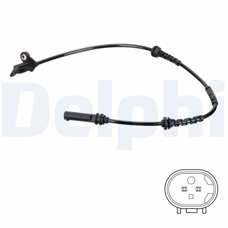 DELPHI Czujnik, prędkość obrotowa koła SS20762