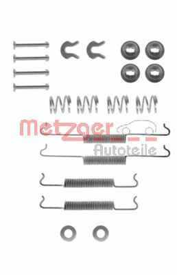 METZGER AUTOTEILE Lisatarvikute komplekt, trummelpiduriklotsid 105-0522