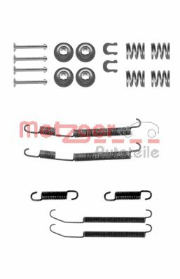 METZGER AUTOTEILE Tillbehörssats, bromsbackar 105-0760