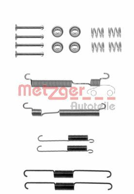 METZGER AUTOTEILE Lisatarvikute komplekt, trummelpiduriklotsid 105-0824