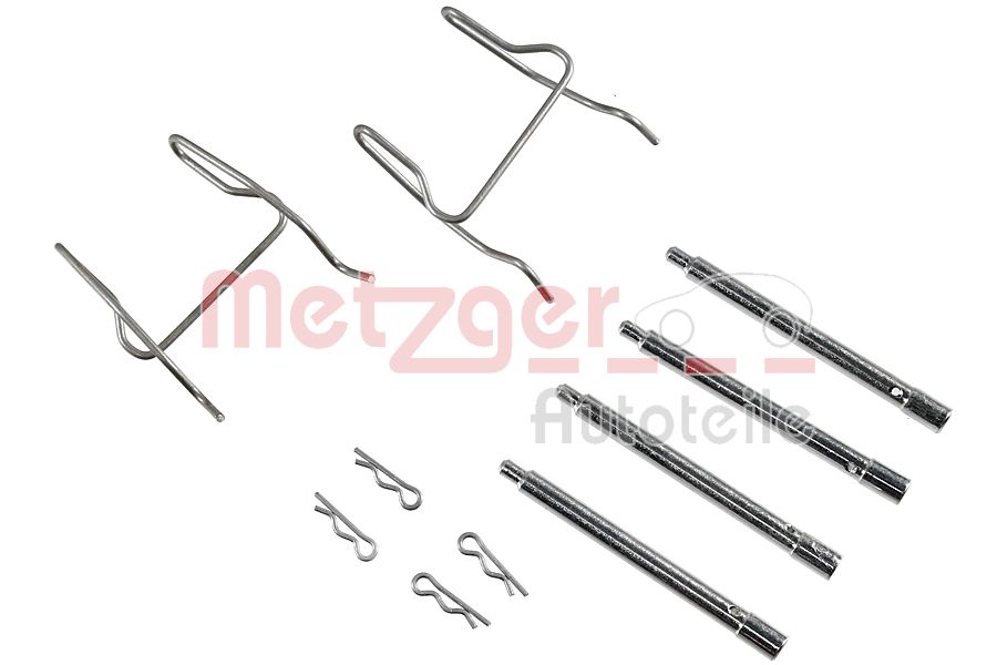 METZGER AUTOTEILE Lisakomplekt, ketaspiduriklotsid 109-1149