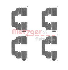 METZGER AUTOTEILE Lisakomplekt, ketaspiduriklotsid 109-1750