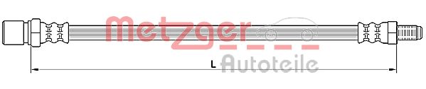 METZGER AUTOTEILE Bromsslang 4110641