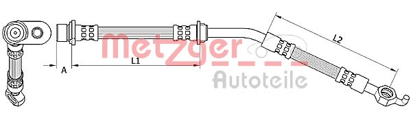 METZGER Jarruletku 4110786
