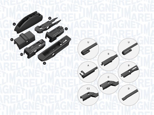 MAGNETI MARELLI Pyyhkijänsulka 000713617530