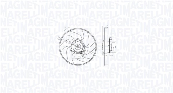 MAGNETI MARELLI Ventilaator,mootorijahutus 069422866010