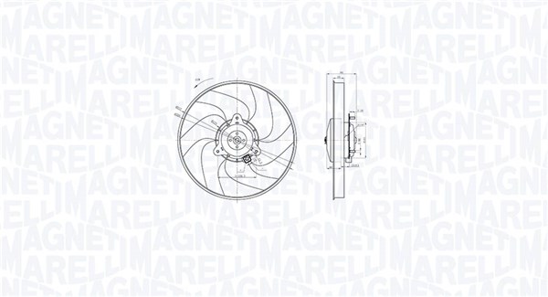 MAGNETI MARELLI Ventilaator,mootorijahutus 069422871010