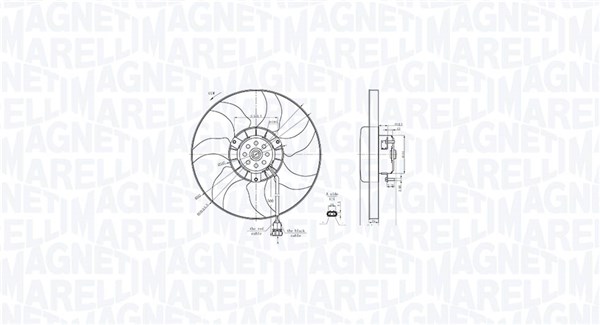 MAGNETI MARELLI Fläkt, kylare 069422887010