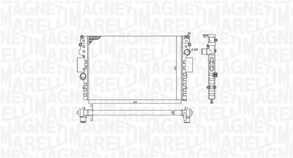 MAGNETI MARELLI Kylare, motorkylning 350213183800