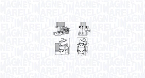 MAGNETI MARELLI Õlijahuti, mootoriõli 350300004100