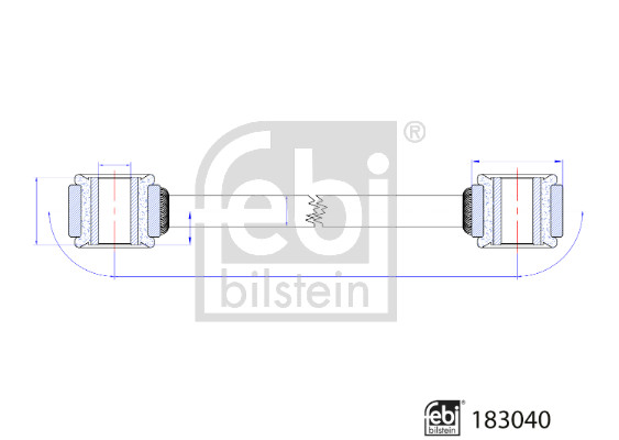 FEBI BILSTEIN Otsavarras, stabilisaator 183040