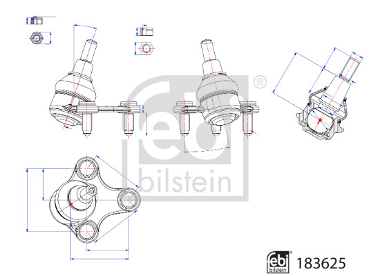 FEBI BILSTEIN Šarniir 183625