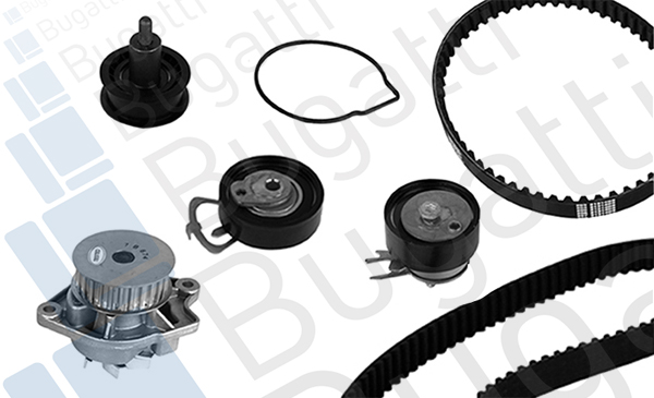 BUGATTI Veepump + hammasrihmakomplekt KBU8710D