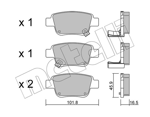 METELLI Jarrupala, levyjarru 22-0451-0