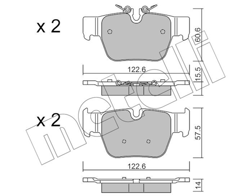 METELLI Jarrupala, levyjarru 22-1267-0