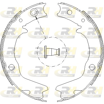 ROADHOUSE Bromsbackar, sats, parkeringsbroms 4702.00