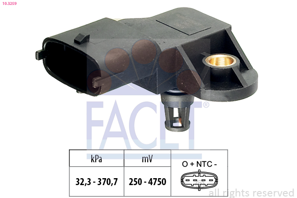 FACET Andur,kompressorirõhk 10.3259