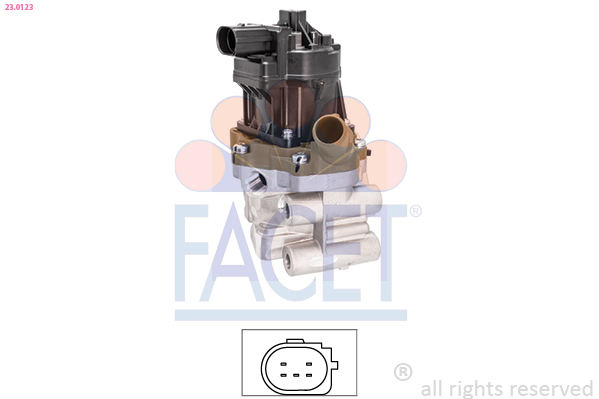 FACET EGR-klapp 23.0123