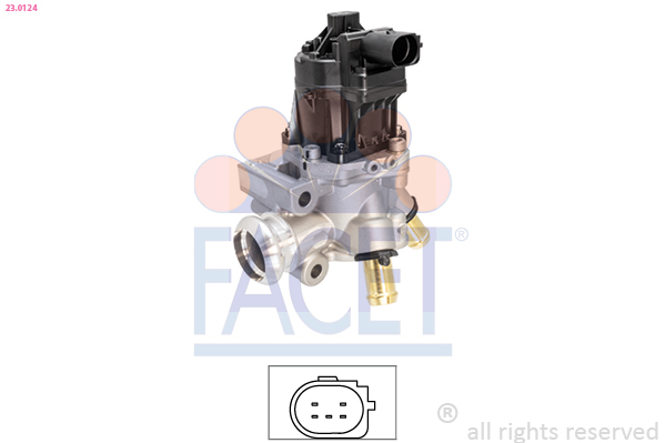 FACET EGR-klapp 23.0124