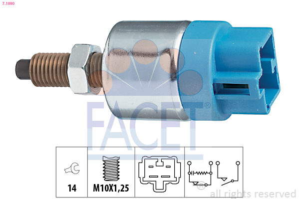 FACET Jarruvalokatkaisin 7.1090