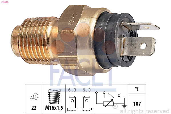 FACET Sensor, kylmedelstemperatur 7.3526