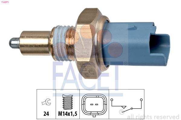 FACET Brytare, backljus 7.6271