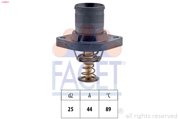 FACET Termostaat, jahutusvedelik 7.8423