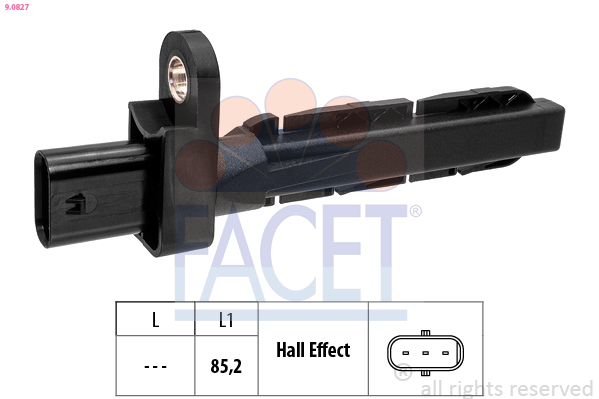 FACET Impulssianturi, kampiakseli 9.0827