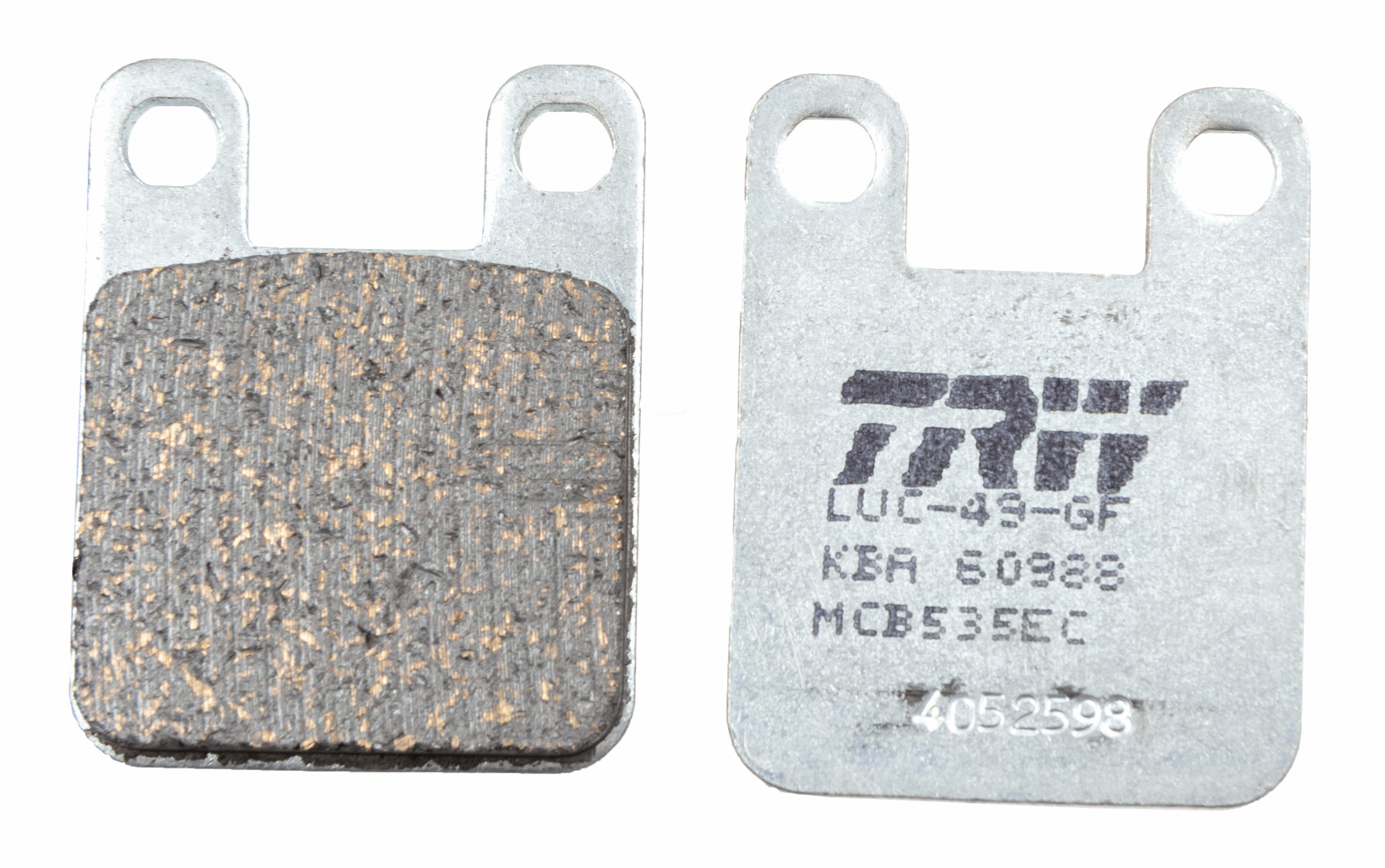 TRW Zestaw klocków hamulcowych, hamulce tarczowe MCB535EC