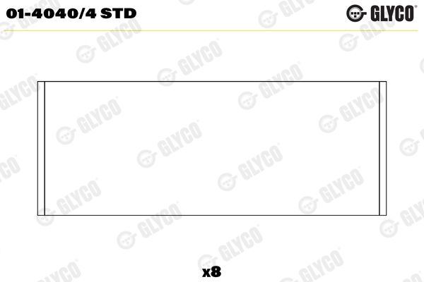 GLYCO Vevstakslager 01-4040/4 STD