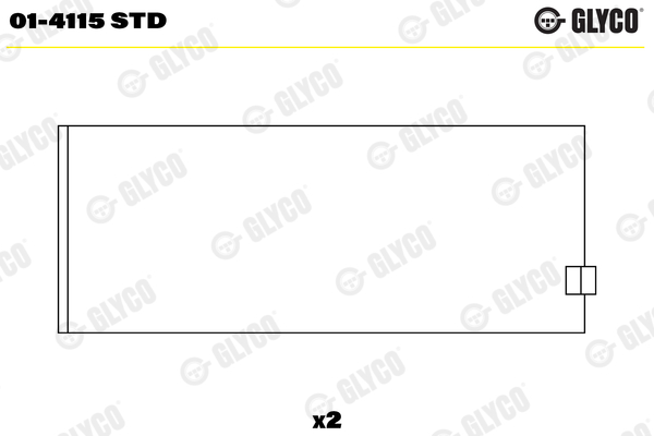 GLYCO Vevstakslager 01-4115 STD