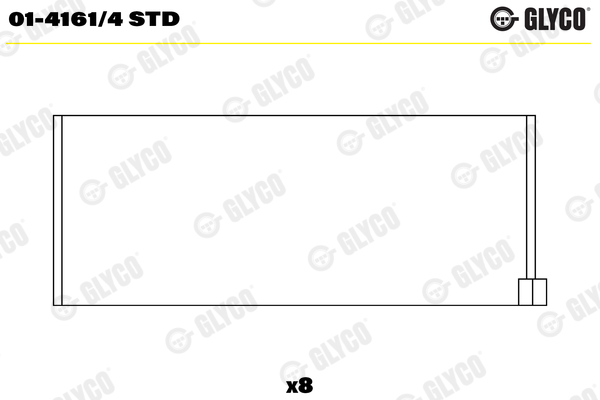 GLYCO Vevstakslager 01-4161/4 STD