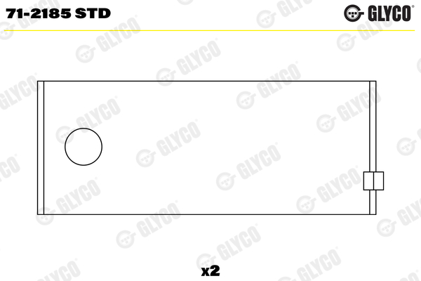 GLYCO Vevstakslager 71-2185 STD