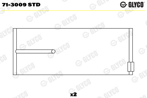 GLYCO Kepsulaager 71-3009 STD