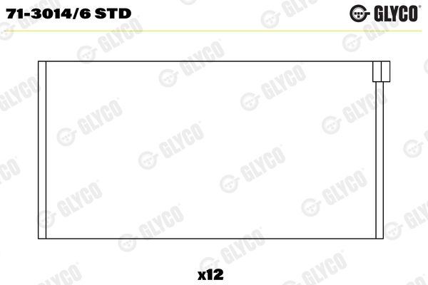GLYCO Vevstakslager 71-3014/6 STD