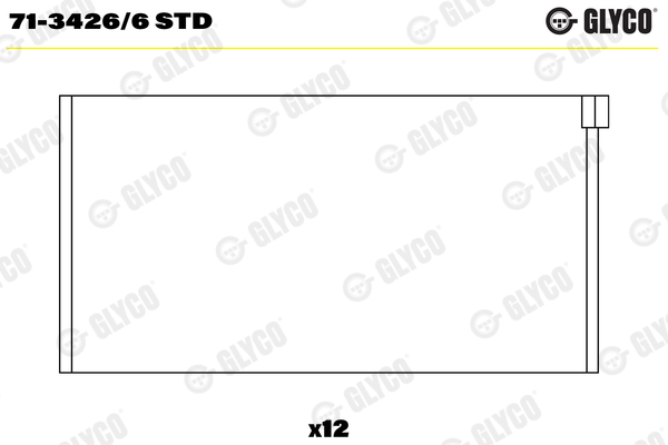 GLYCO Vevstakslager 71-3426/6 STD