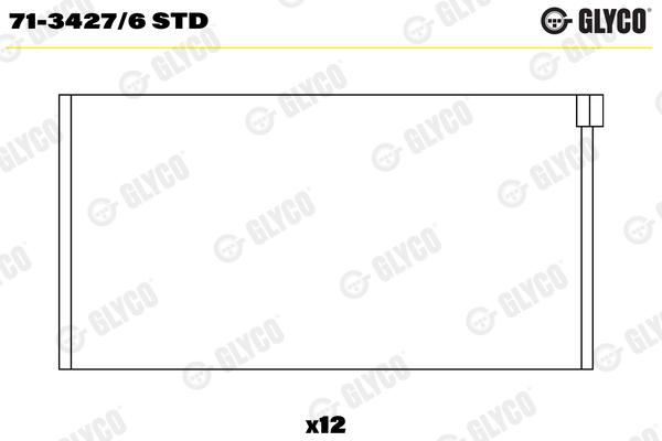 GLYCO Vevstakslager 71-3427/6 STD