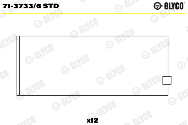 GLYCO Vevstakslager 71-3733/6 STD