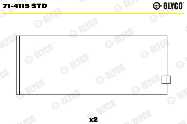 GLYCO Kepsulaager 71-4115 STD