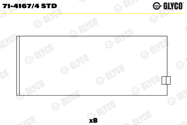 GLYCO Vevstakslager 71-4167/4 STD