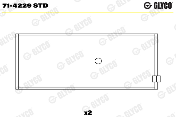 GLYCO Vevstakslager 71-4229 STD