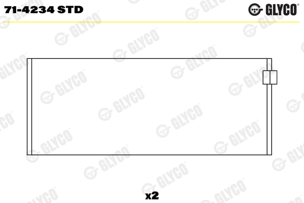 GLYCO Kepsulaager 71-4234 STD
