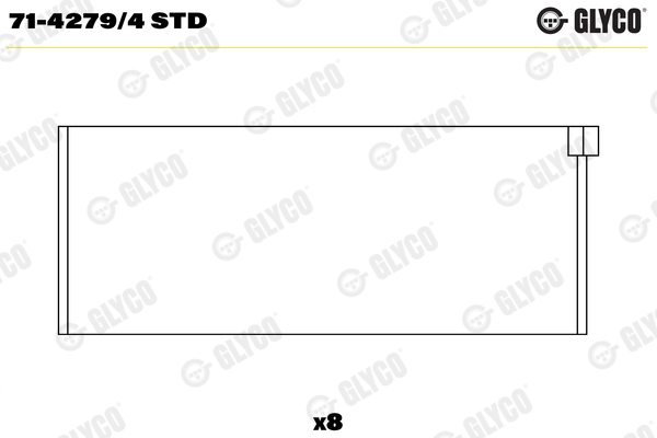 GLYCO Vevstakslager 71-4279/4 STD