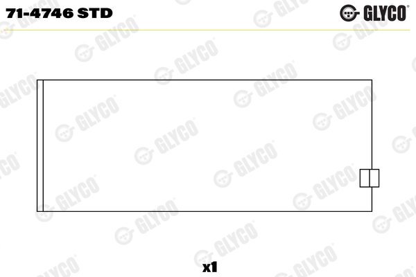 GLYCO Kiertokangen laakeri 71-4746 STD